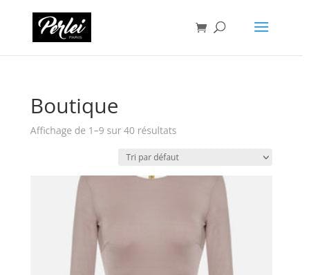Site e-commerce Perlei Paris